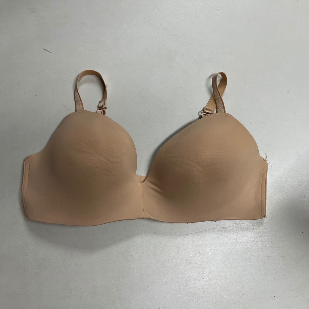 AUDEN‎ Nude Beige Nursing  Lightly Lined Wireless Bra  38DD SEE DESCRIPTION